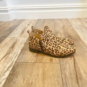 Dr. Scholl’s leopard print ankle boots